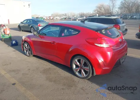 2013 Hyundai Veloster Base W/Gray from USA, damaged, VIN KMHTC6AD2DU096944